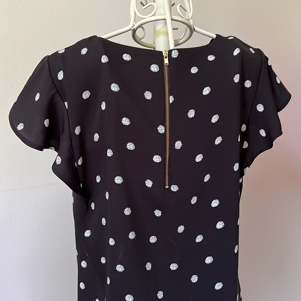 Adrienne Vittadini black and white polka dot dress - Picture 5 of 5